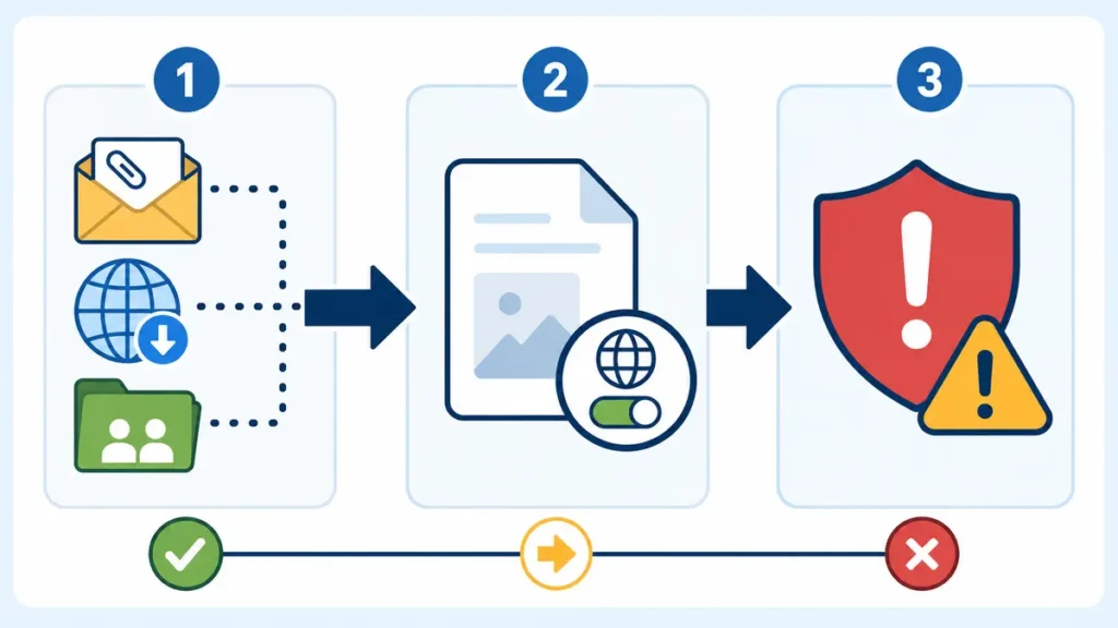 外部ファイルにZone.Identifierが付きWindowsの警告が出る仕組み