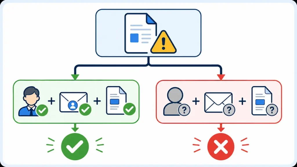Windowsのファイル警告でOKかキャンセルかを判断する基準