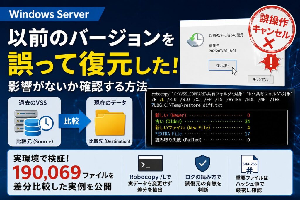 以前のバージョンを誤ってクリックおアイキャッチ画像