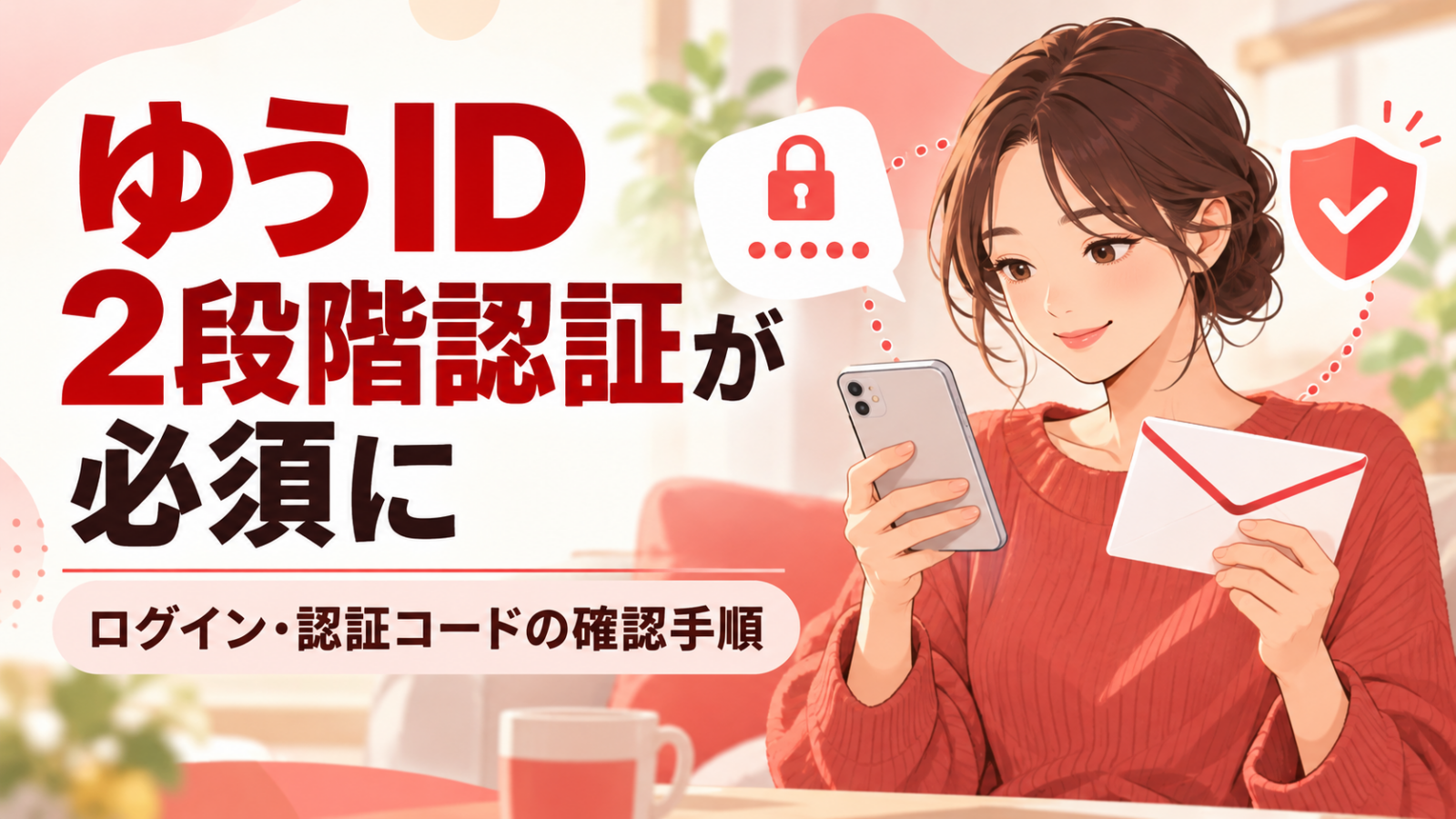 ゆうIDにログインできない?10月20日から2段階認証必須、コードが届かないときの対処のイメージ