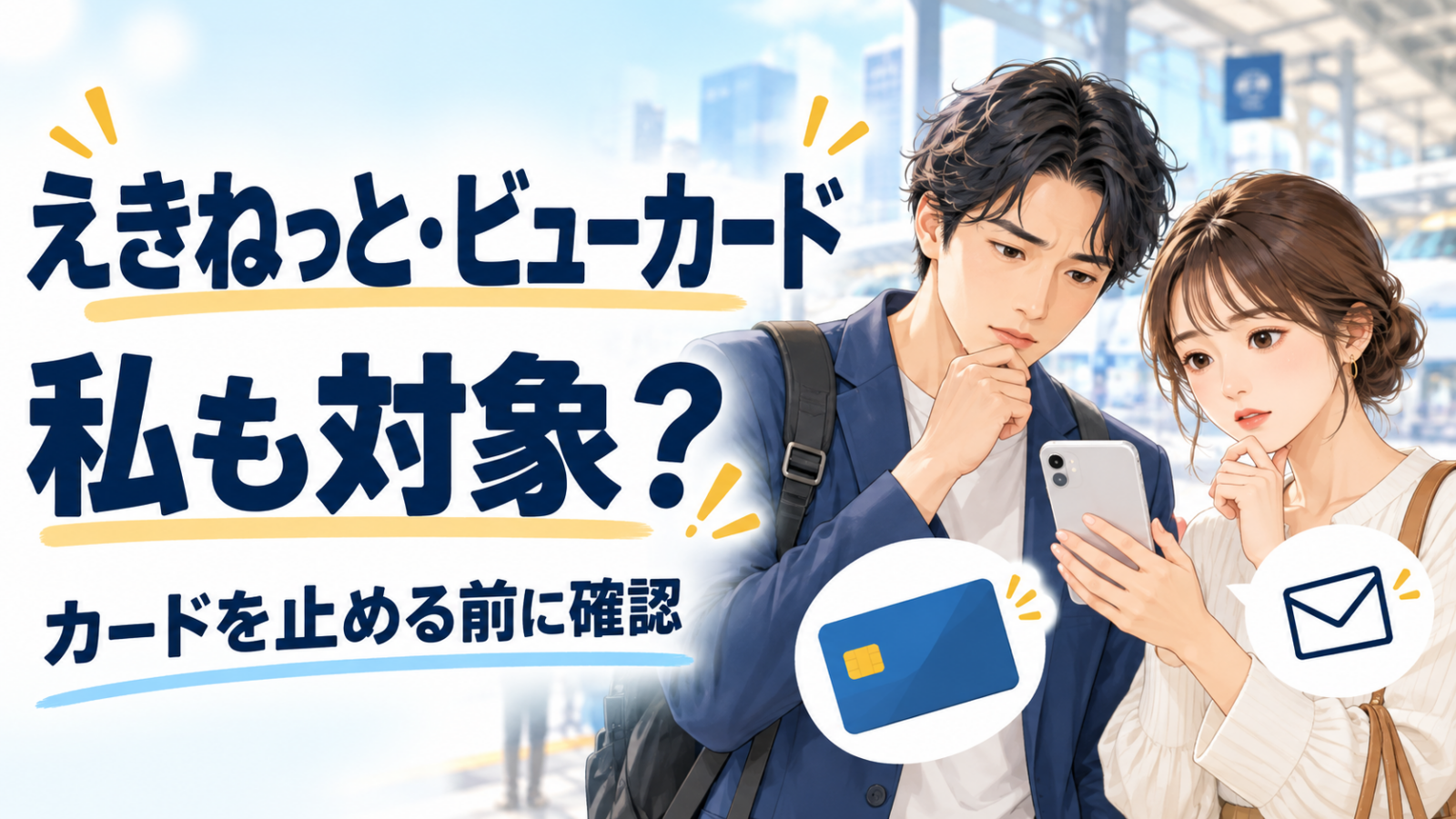 えきねっと・ビューカード 私も対象? カードを止める前に確認