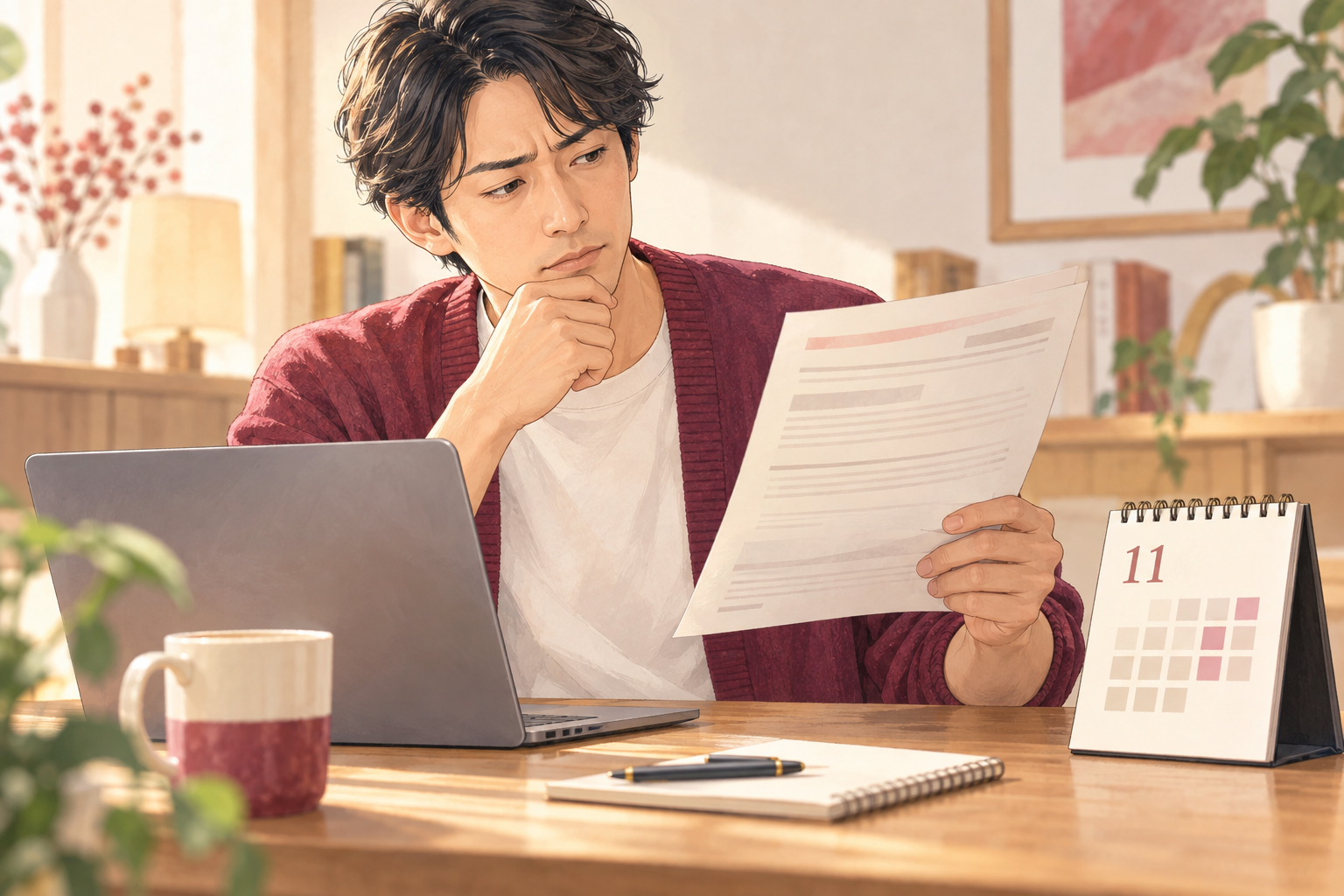 規約の改定日と請求月を確認するイメージ