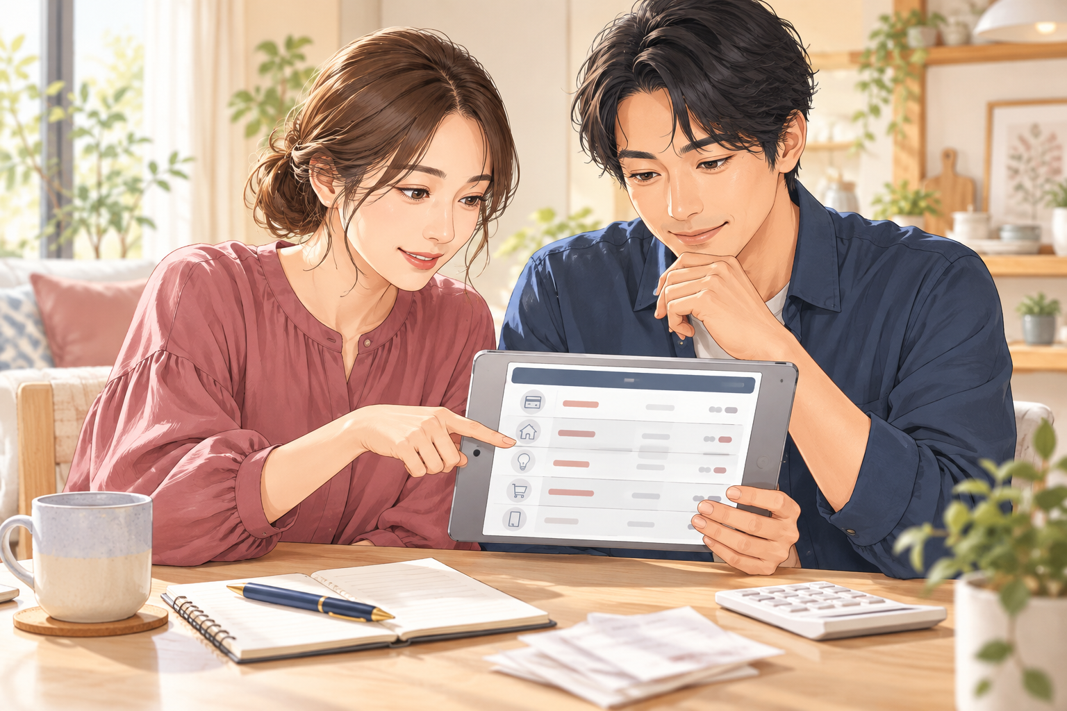 支払方法と残高を確認するイメージ